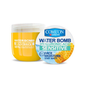 Comeon Face Moisture Water Bomb With Hyaluronic Acid & Honey For Sensitive Skin 200 ml کرم بمب آبرسان کامان حاوی عسل مناسب پوست حساس حجم 200 میل