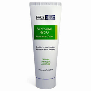 Facedoux Acnesome Hydra Cream For Oily Skin 50 ml کرم آبرسان و مرطوب کننده صورت فیس دوکس مدل Acnesome مناسب پوست چرب حجم 50 میل