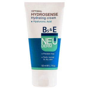 Neuderm Vitamin E And B5 Moisturizing Cream For All Skin Types 50ml کرم مرطوب کننده دست وصورت نئودرم حاوی ویتامین E و B5 مناسب انواع پوست 50 میل