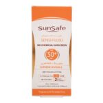 فلوئید ضد آفتاب فیزیکال پوست حساس SPF 50 سان سیف