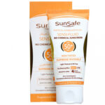 فلوئید ضد آفتاب فیزیکال پوست حساس SPF 50 سان سیف