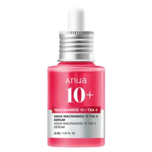 Anua Niacinamide 10 TXA 4 Dark Spot Correcting Serum سرم ضد لک نیاسینامید ۱۰٪ و ترانگزامیک ۴٪ آنوا