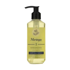 Moringa Emo Hydrating Facial Cleanser for Oily to Normal Skin 200ml ژل شستشو و آبرسان مورینگا امو پوست چرب تا معمولی ۲۰۰میل