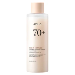 Anua Rice 70 Glow Milky Toner تونر روشن کننده برنج و سرامید آنوا