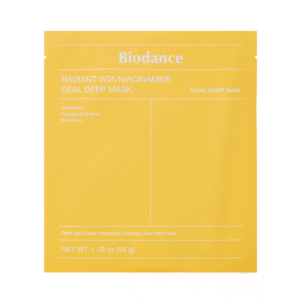 Biodance Radiant Vita Niacinamide Real Deep Mask ماسک ورقهای نیاسینامید بایودنس