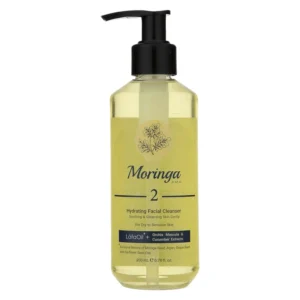 Moringa Emo Hydrating Facial Cleanser for Dry to Sensitive Skin 200ml ژل شستشو و آبرسان مورینگا امو پوست خشک و حساس ۲۰۰میل