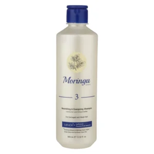 Moringa Emo Nourishing & Energizing Shampoo for Damaged & Weak Hair 400ml شامپو مغذی موهای آسیب دیده و ضعیف مورینگا امو ۴۰۰میل