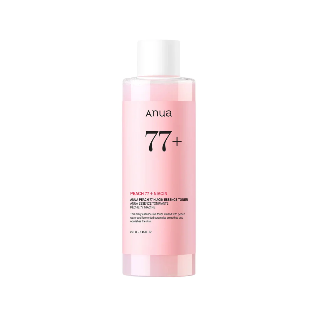 Anua Peach 77 Niacin Essence Toner تونر روشن کننده اسنس هلو و نیاسینامید آنوا