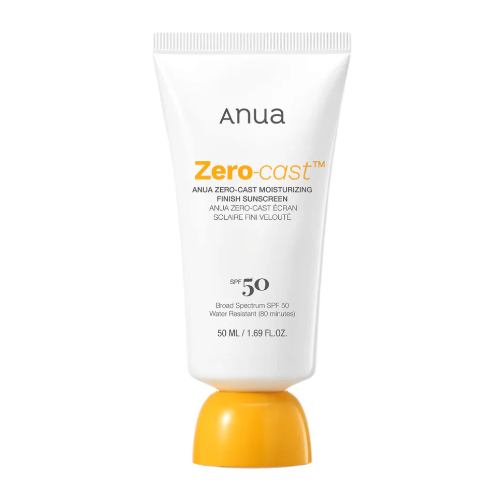 Anua Zero-Cast Moisturizing Finish Sunscreen ضد آفتاب آبرسان زیرو کست آنوا