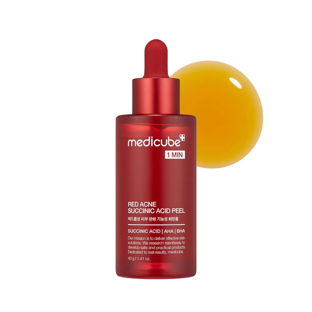 Medicube Red Acne Succinic Acid Peel سرم پیلینگ ضد جوش سوکسینیک اسید مدی کیوب