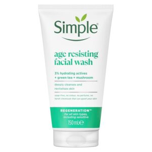 Simple Age Resisting Facial Wash ژل شستشو چای سبز سیمپل