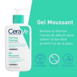 فوم شستشوی سراوی پوست نرمال تا چرب Gel-Moussant حجم ۴۷۳میل 6 فوم شستشوی سراوی پوست نرمال تا چرب Gel-Moussant