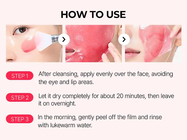 ماسک شب روشن کننده TX دکتر ملاکسین ۸۰میل 2 ماسک شب دکتر ملاکسین