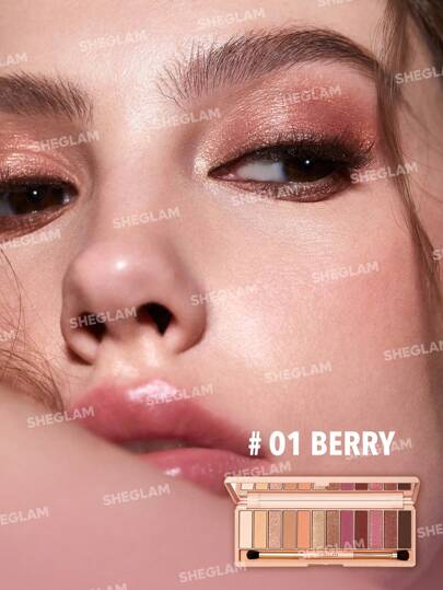 پالت سایه چشم ۱۲ رنگ شیگلم مدل BERRY 1 پالت سایه چشم ۱۲ رنگ شیگلم مدل BERRY