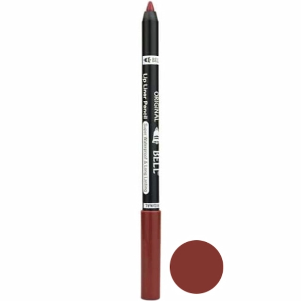 bell lip liner pencil super waterproof & long lasting۱۰۶ مداد لب ضد آب بل