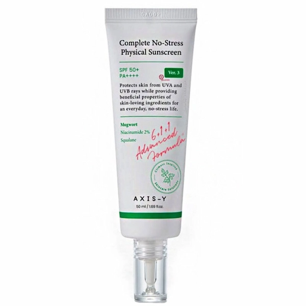 Axis-Y Complete No-Stress Physical Sunscreen SPF50+ PA++++ ضد آفتاب فیزیکال SPF 50 اکسیس وای
