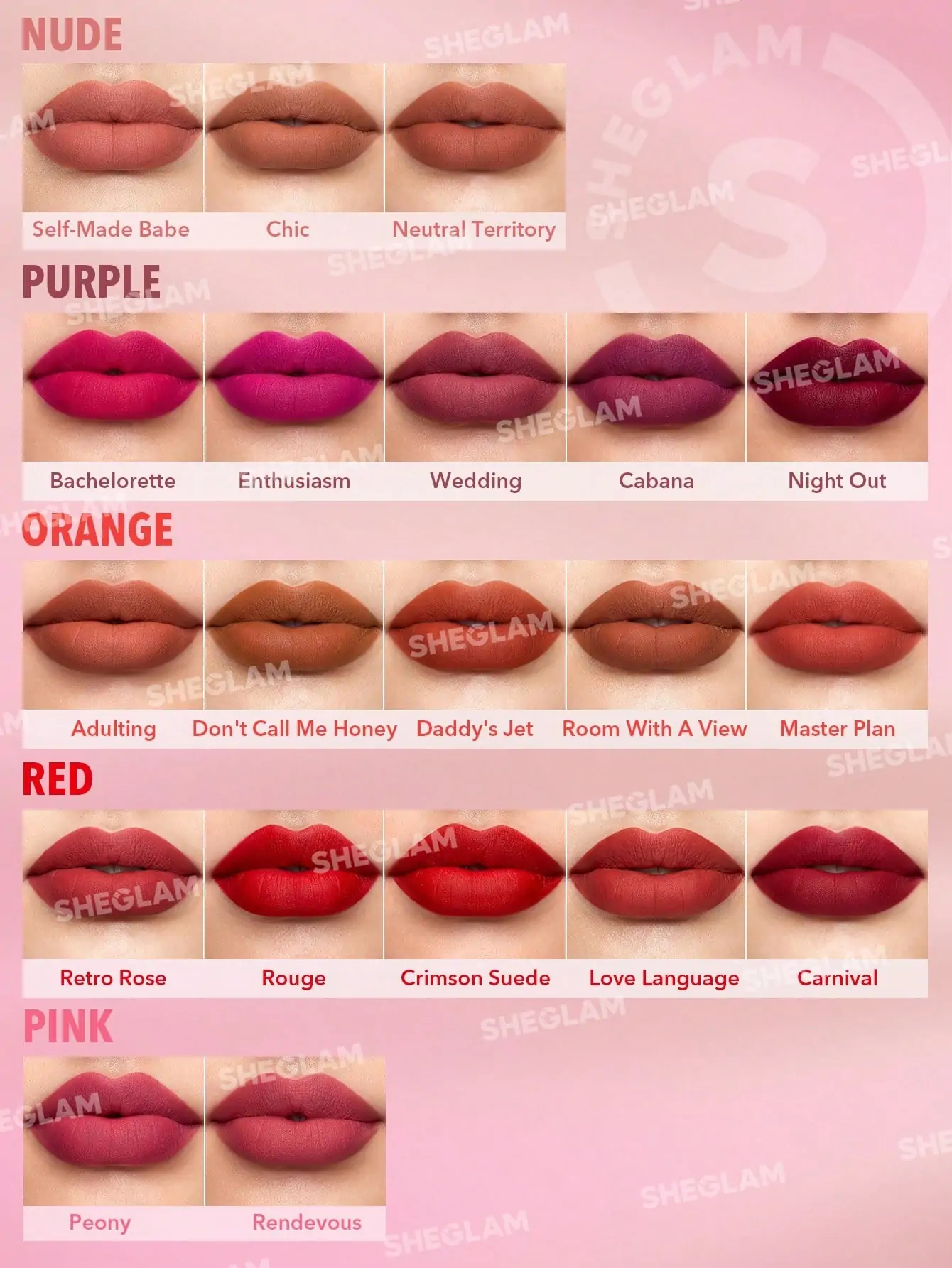 رژ لب مات Allure شیگلم 1 رژ لب مات Allure شیگلم