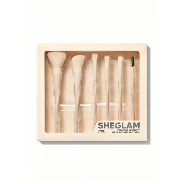 Sheglam 6 Pcs Pro Core Brush Kit ست براش Pro Core شیگلم ۶عددی