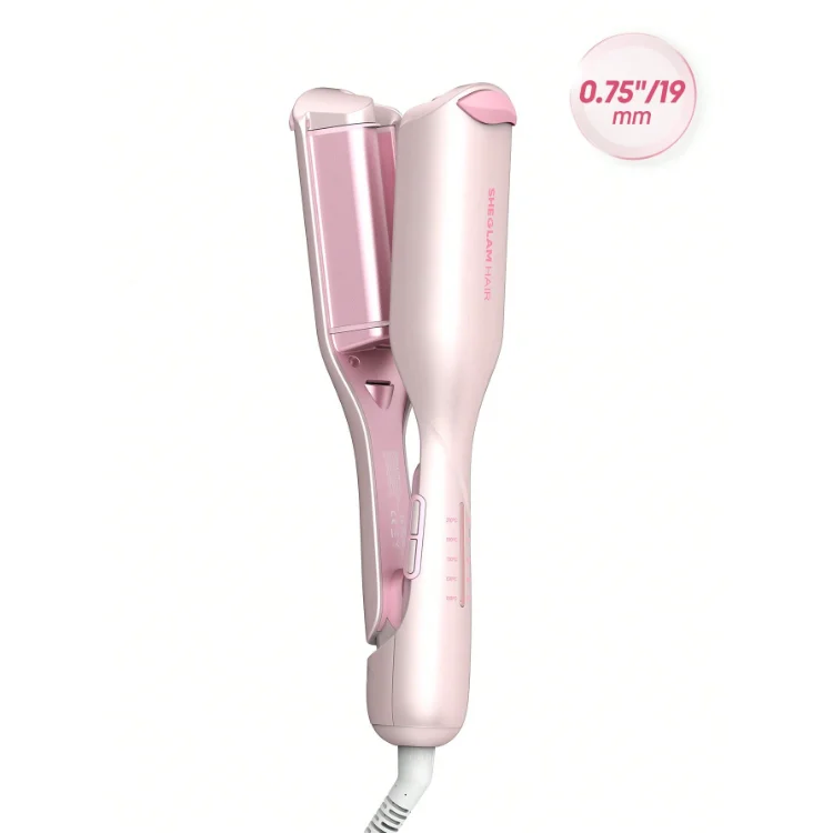 Sheglam Cupid's Charm Beach Babe Hair Waver - 19mm دستگاه ویو ساحلی صورتی شیگلم