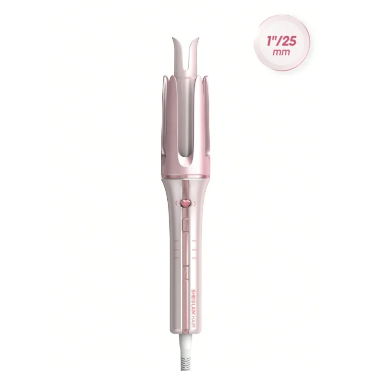 Sheglam Cupid's Charm One-Touch Instant Curler - 25mm فر کننده مو صورتی شیگلم