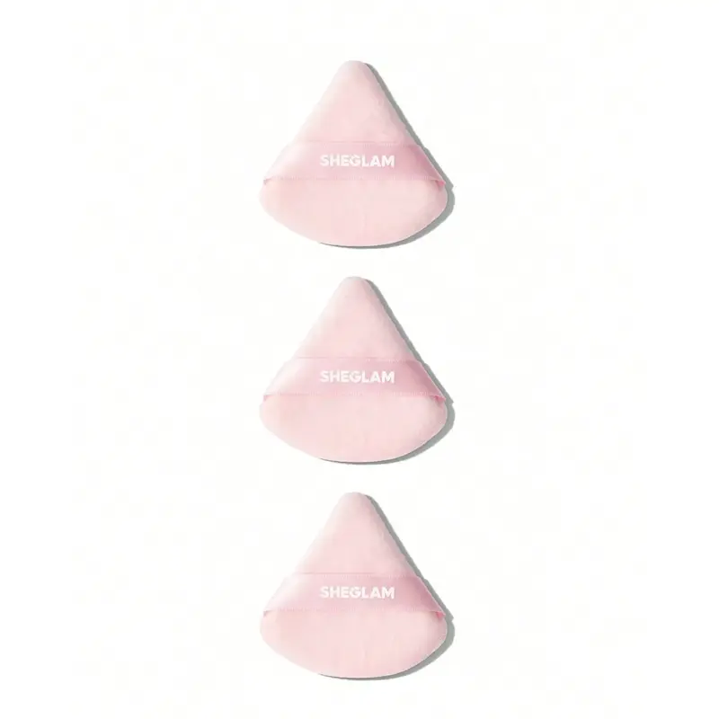 Sheglam Insta-Ready Powder Puff بلندر مثلثی سه عددی صورتی شیگلم
