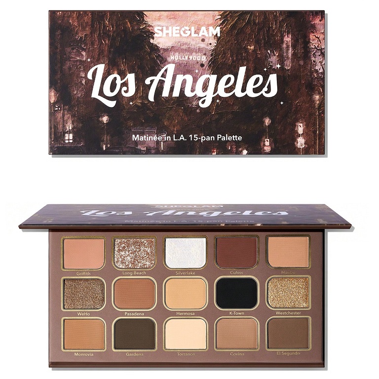 Sheglam Matinee In L.A. 15-Pan Palette۴ پالت سایه چشم لس آنجلس شیگلم