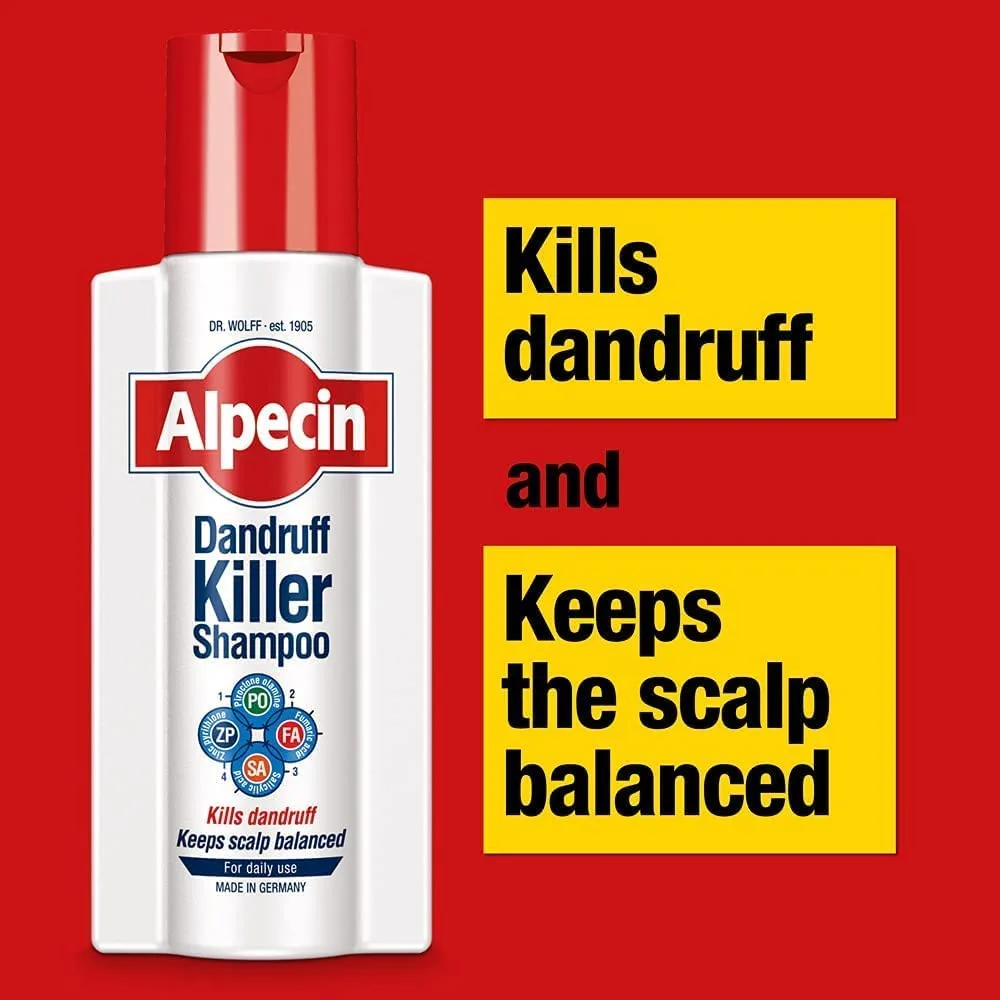 شامپو ضد شوره Dandruff Killer آلپسین ۲۵۰میل 1 شامپو ضد شوره Dandruff Killer آلپسین