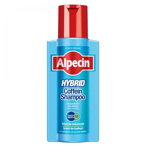 alpecin hybrid coffein shampoo شامپو کافئین Hybrid Sensitive آلپسین