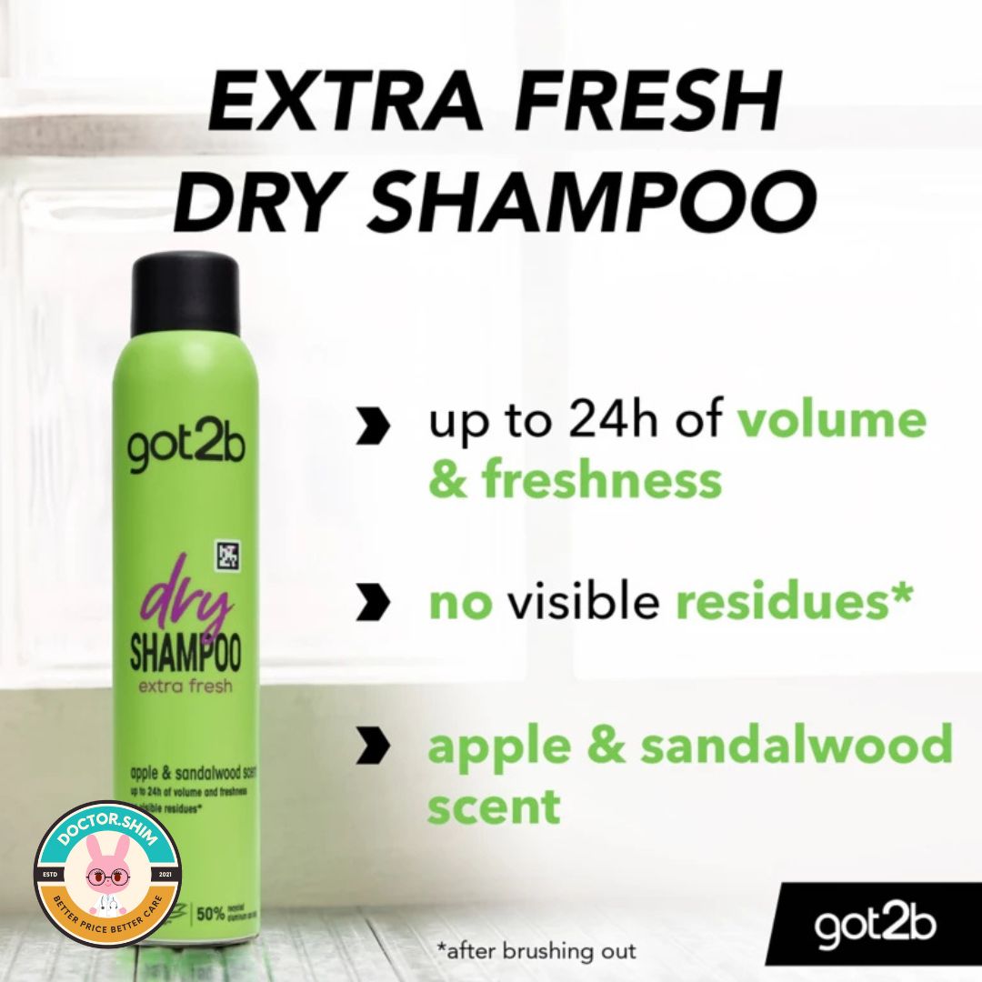 شامپو خشک Extra Fresh گات تو بی ۲۰۰میل 1 شامپو خشک Extra Fresh گات تو بی
