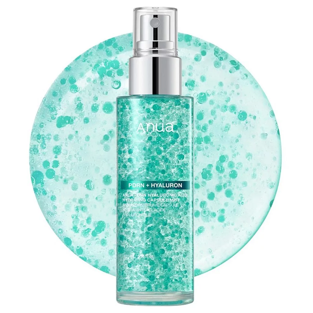 Anua PDRN Hyaluronic Acid Hydrating Capsule Mist اسپری کپسولی PDRN آبرسان هیالورونیک اسید آنوا
