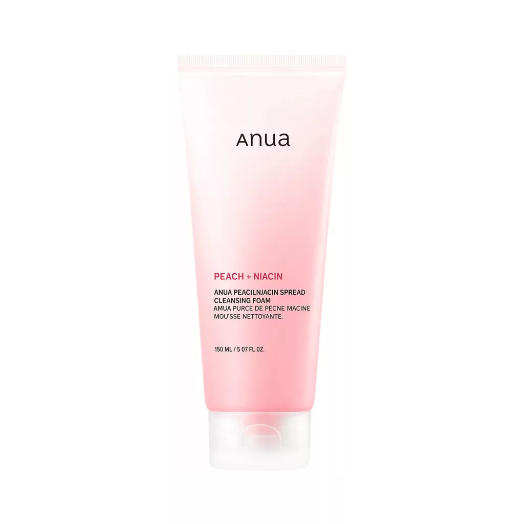 Anua Peach Niacin Spread Cleansing Foam فوم شستشو هلو نیاسین آنوا