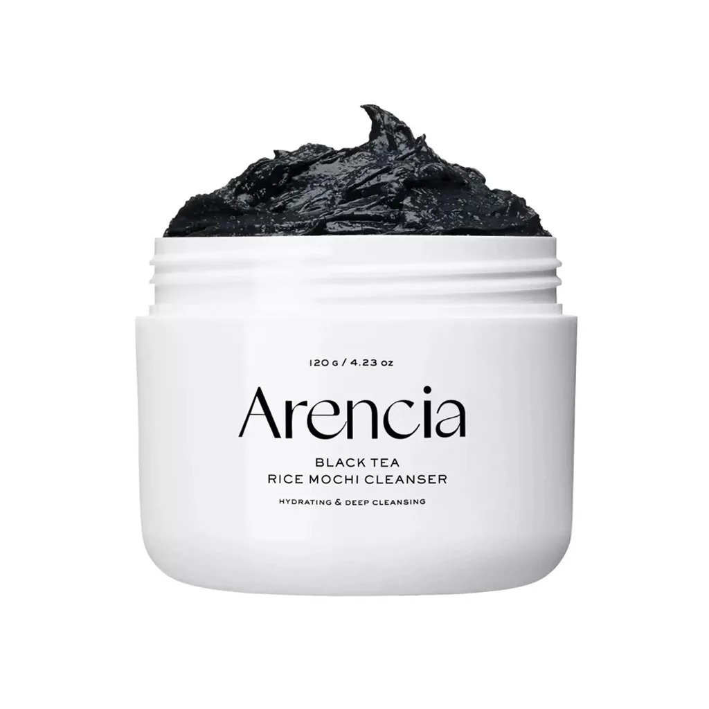 Arencia-Black-Tea-Rice-Mochi-Cleanser-120g پاک کننده عمقی چای سیاه و برنج یوزو آرنسیا