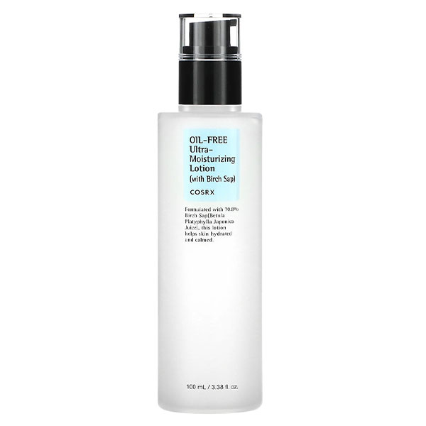 COSRX Oil-Free Ultra-Moisturizing Lotion with Birch Sap لوسیون مرطوب کننده قوی بدون چربی کوزارکس