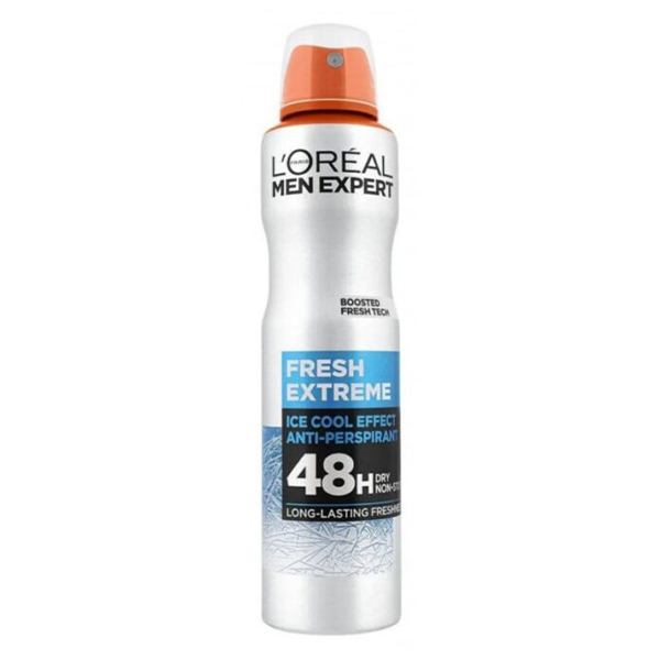 L’Oréal Paris Men Expert Fresh Extreme Ice Cool Effect 48H Anti-Perspirant اسپری ضد تعریق مردانه Fresh Extreme لورآل