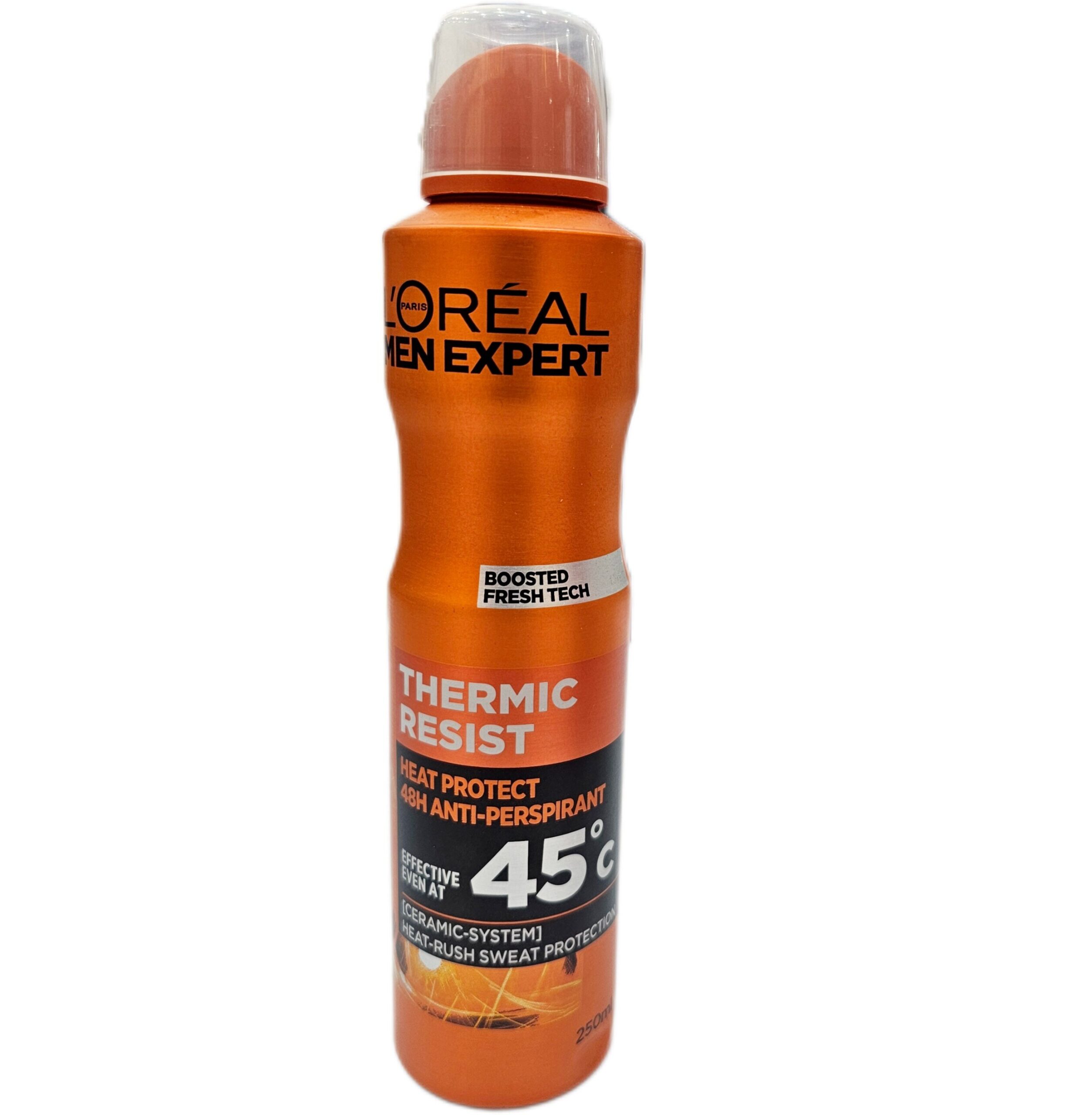 L’Oréal Paris Men Expert Thermic Resist Heat Protect 48H Anti-Perspirant اسپری ضد تعریق Thermic Resist لورآل