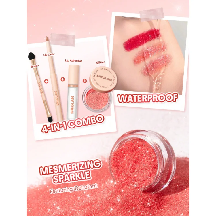 کیت گلیتر لب Lip Dazzler شیگلم 1 کیت گلیتر لب Lip Dazzler شیگلم