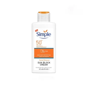 ضدآفتاب مینرال رنگی SPF 50 سیمپل
