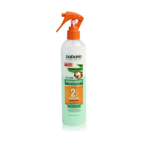 Babaria Aloe Vera & Argan 2 Phase Instant Conditioner اسپری دو فاز سبز آلوئهورا و روغن آرگان باباریا