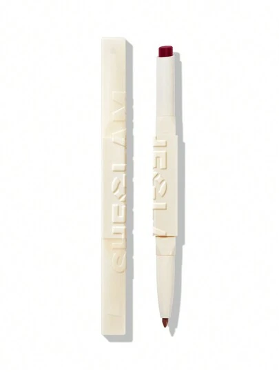Sheglam Glam 101 Sheer Tinted Lipstick & Liner Duo Blueberry Jam رژ لب مدادی و خط لب دو طرفه شیگلم