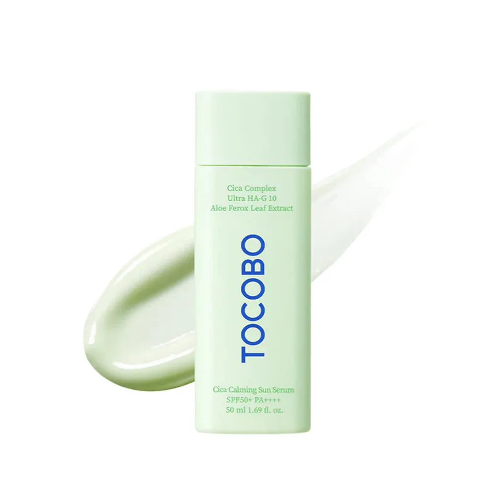 Tocobo Cica Calming Sun Serum SPF50+ PA++++ کرم ضد آفتاب خنک کننده SPF 50 توکوبو