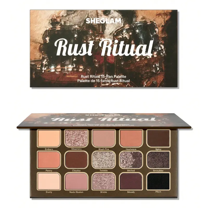 پالت سایه ۱۵ رنگ Rust Ritual شیگلم 1 پالت سایه ۱۵ رنگ Rust Ritual شیگلم