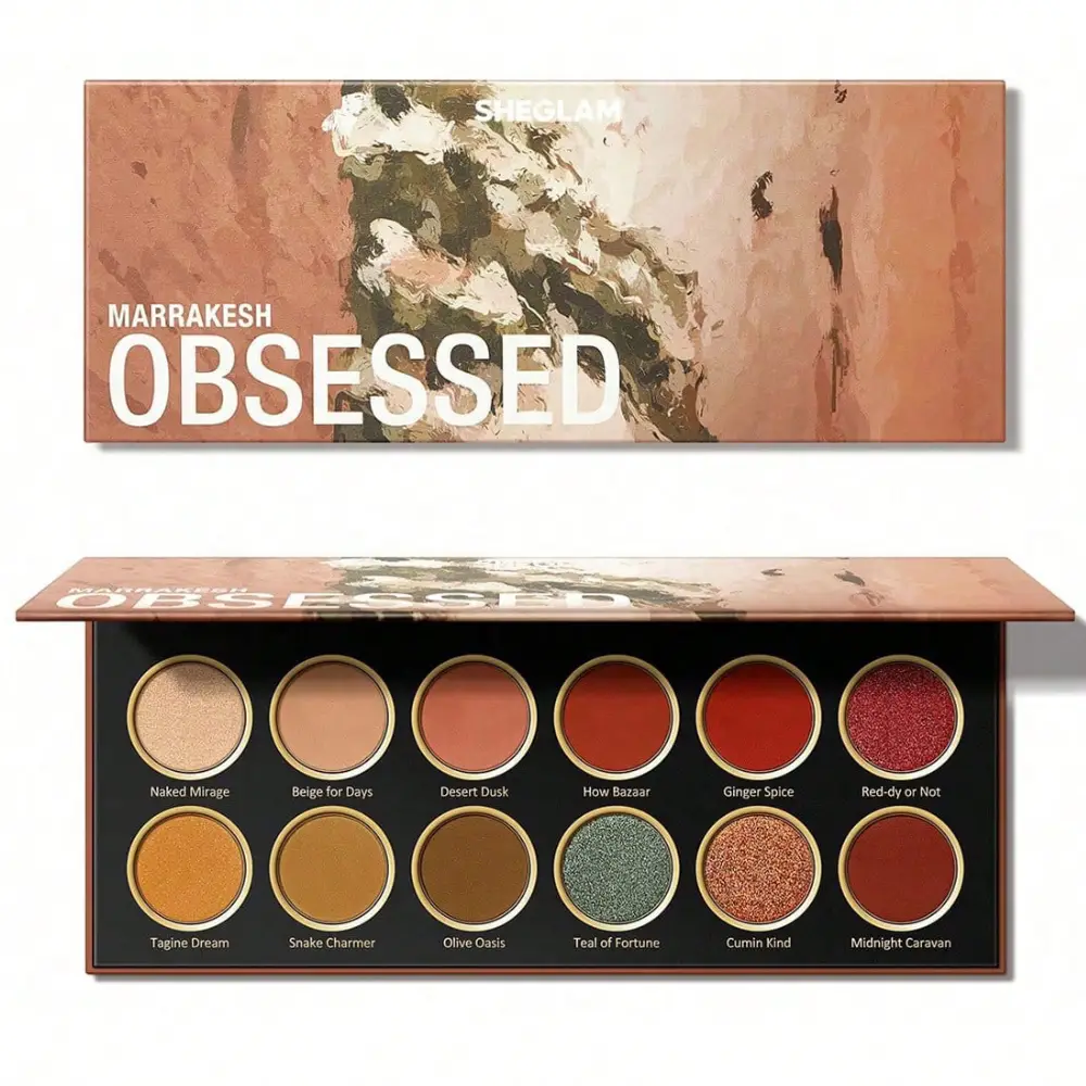 New Project (42) پالت سایه چشم ۱۲ رنگ Marrakesh Obsessed شیگلم