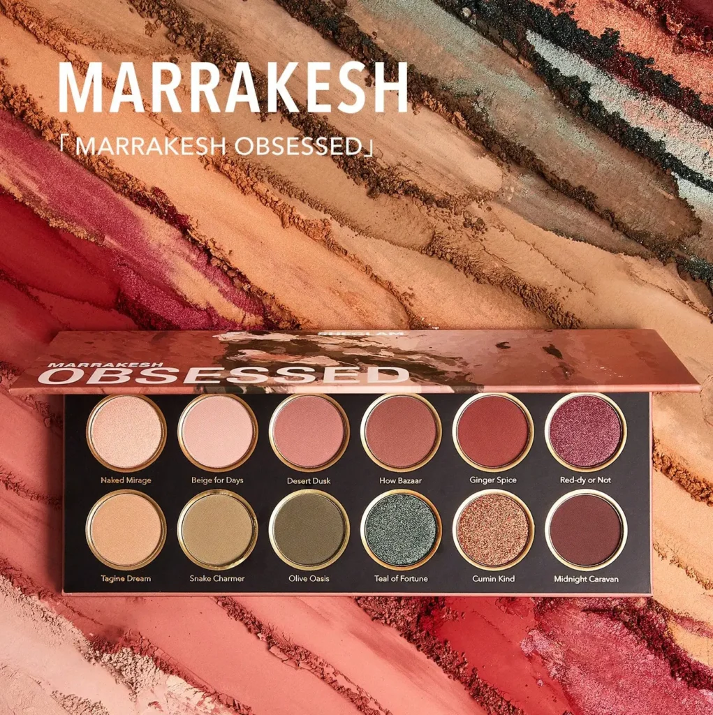 پالت سایه چشم ۱۲ رنگ Marrakesh Obsessed شیگلم 1 پالت سایه چشم ۱۲ رنگ Marrakesh Obsessed شیگلم