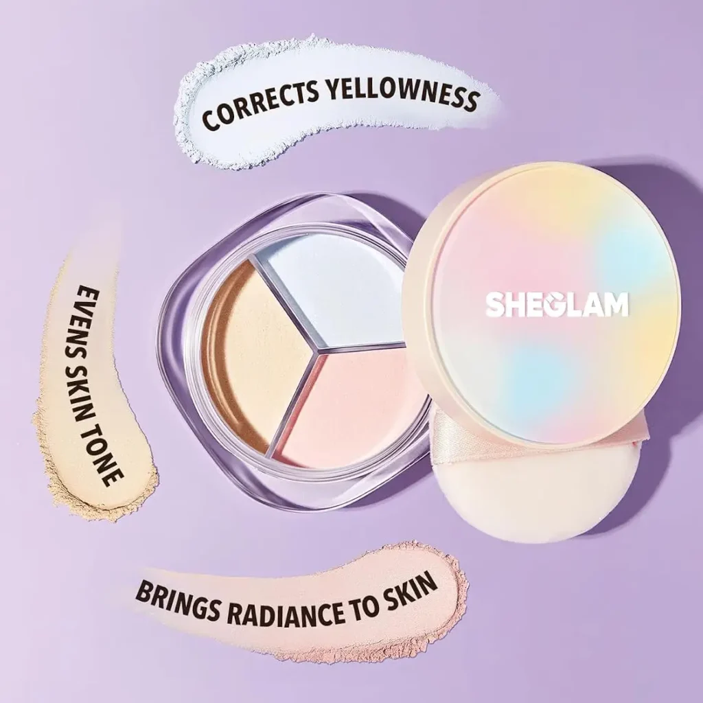 پودر فیکس سه رنگ شیگلم مدل Radiance Ring 1 پودر فیکس سه رنگ شیگلم مدل Radiance Ring