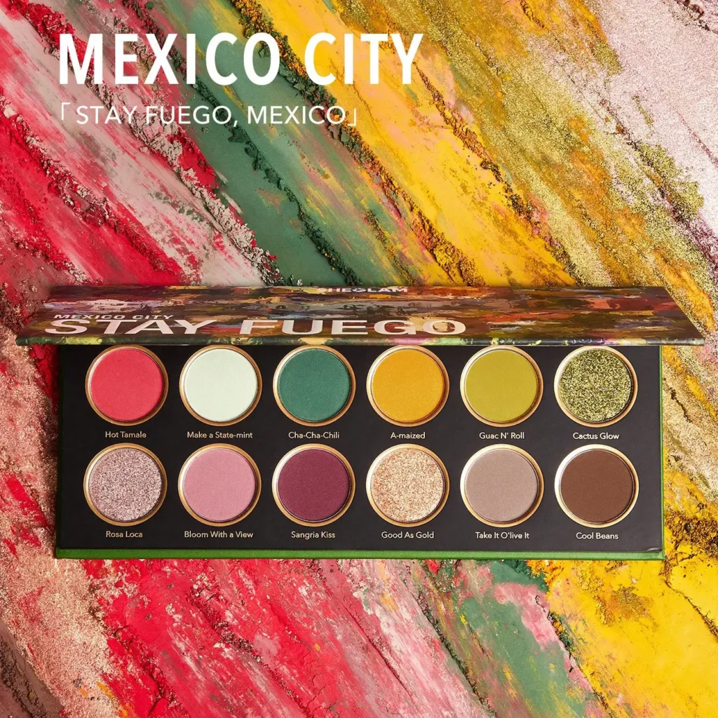 پالت سایه چشم ۱۲رنگ Stay Fuego Mexico شیگلم 1 پالت سایه چشم ۱۲رنگ Stay Fuego Mexico شیگلم