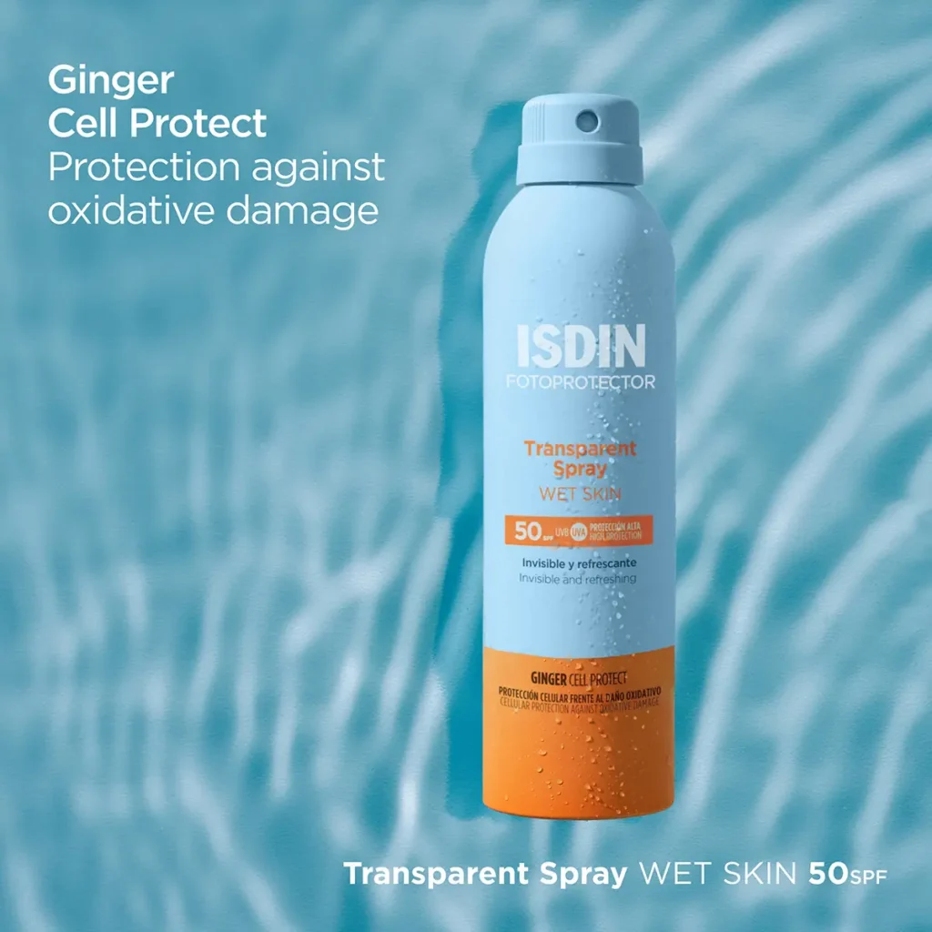 لوسیون اسپری ضد آفتاب بدن SPF 50 ایزدین ۲۵۰میل 1 لوسیون اسپری ضد آفتاب بدن SPF 50 ایزدین