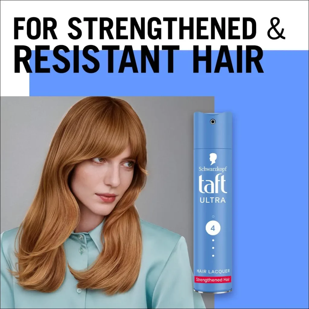 اسپری مو نگهدارنده تافت مدل Ultra Hair Lacquer Hold 4 با حجم۲۵۰ میل 1 اسپری مو نگهدارنده تافت مدل Ultra Hair Lacquer Hold 4