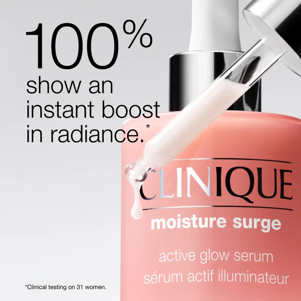 سرم آبرسان و روشنکننده Moisture Surge کلینیک ۳۰میل 1 سرم آبرسان و روشنکننده Moisture Surge کلینیک